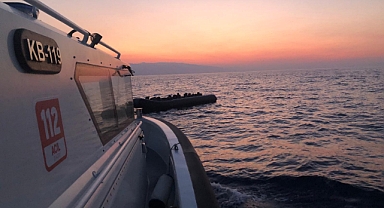 Ayvacık açıklarında 34 kaçak göçmen yakalandı