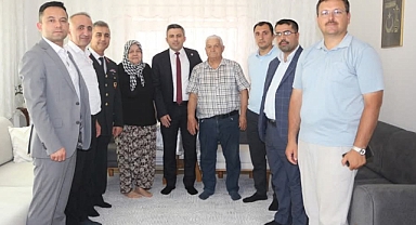Bayramiç Kaymakamı Emrah Bütün’den Şehit Yakınları ve Gazilere Bayram Ziyareti