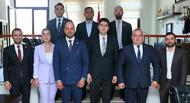 Biga Cumhuriyet Başsavcısı Hüseyin Demir’den Çanakkale Barosuna ziyaret