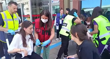 Biga Devlet Hastanesi, toplu gıda zehirlenmesi tatbikatı ile afetlere hazırlığını pekiştirdi