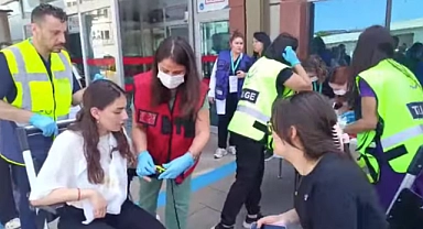 Biga Devlet Hastanesi, toplu gıda zehirlenmesi tatbikatı ile afetlere hazırlığını pekiştirdi