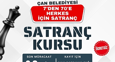 Çan Belediyesi'nden her yaşa santranç eğitimi