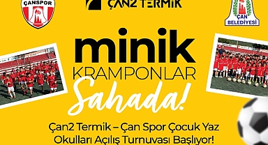 Çan2 Termik Santrali desteğiyle minik kramponlar sahaya çıkıyor