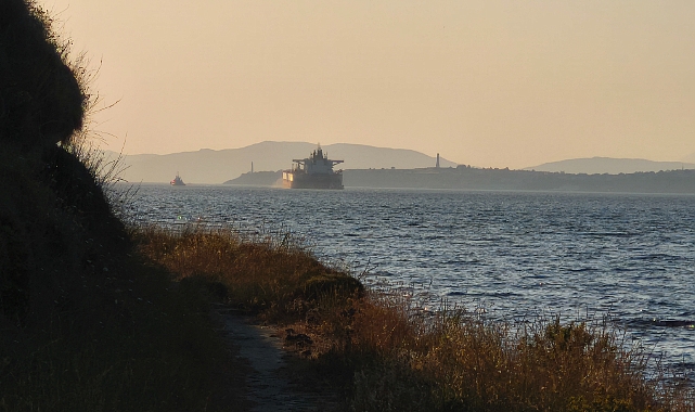 Çanakkale Boğazı&#039;nda gemi arızası
