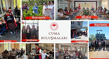 Çanakkale’de Cuma Buluşmalarıyla Üreticilere Destek Sürüyor