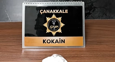 Çanakkale'de uyuşturucu operasyonu! 82,98 gram kokain ele geçirildi