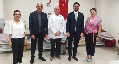 Çanakkale İl Sağlık Müdürü Dr. Baştürk'ten Kızılay'a Dünya Kan Bağışçıları Günü Ziyareti!
