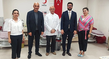 Çanakkale İl Sağlık Müdürü Dr. Baştürk'ten Kızılay'a Dünya Kan Bağışçıları Günü Ziyareti!