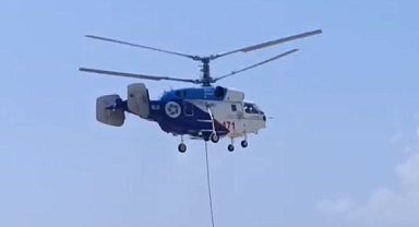 Çanakkale ormanlarının kanatlı kahramanı: “Orta 171” gökyüzünde yangınla mücadelede görev yapıyor