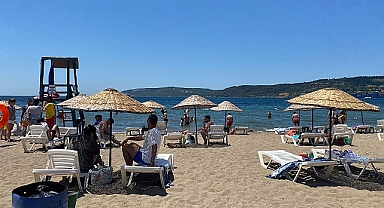 Çanakkale plajlarında yaz yoğunluğu: Sahiller dolup taşıyor