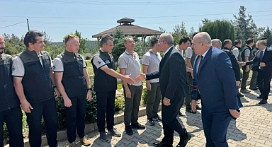 Çanakkale Valisi Toraman’dan Yangın Harekat Merkezi’ne Bayram Ziyareti