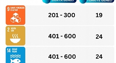 ÇOMÜ, Times Higher Education 2025 Impact Rankings’te önemli bir başarı elde etti