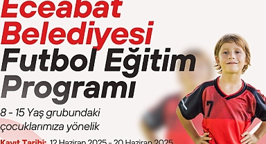 Eceabat Belediyesi'nden çocuklara ücretsiz futbol eğitimi