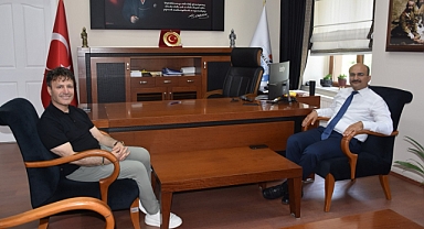 Gelibolu Kaymakamı Bekir Abacı’dan veda ziyareti