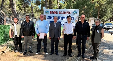 Geyikli’de Sokak Hayvanları Bakımevi ve Rehabilitasyon Merkezi’ne ziyaret