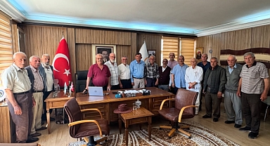 Gökçeada'nın ağır toplarından Başkan Atalay'a ziyaret