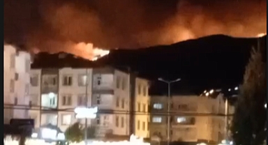 Hatay'da orman yangını şiddetini arttırıyor