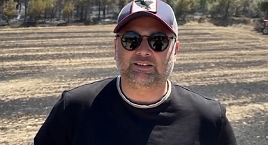 İbrahim Can Ergun ve Halil Ertuğrul'dan yangın bölgesine ziyaret