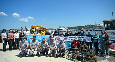 Marmara Hepimizin etkinliğinde denizden çıkanlar şaşırttı