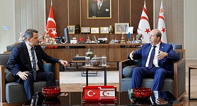 Tarihi Alan Başkanı Kaşdemir’den KKTC Cumhurbaşkanı Ersin Tatar’a ziyaret
