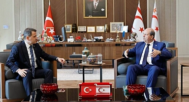 Tarihi Alan Başkanı Kaşdemir’den KKTC Cumhurbaşkanı Ersin Tatar’a ziyaret