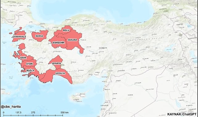 Yapay Zeka Türkiye’nin En Medeni 10 İlini Belirledi