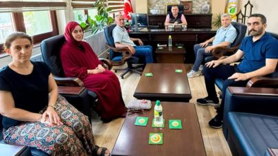 Ata Çetin'den Bayramiç Orman İşletme Müdürlüğü’ne taziye ziyareti