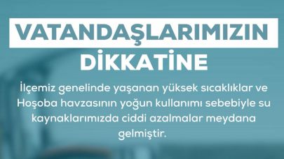 Biga’da zorunlu olmayan su kullanımına yasak!