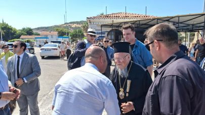 Patrik I. Bartholomeos Bozcaada’ya geldi