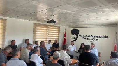 Jülide İskenderoğlu muhtarlarla bir araya geldi