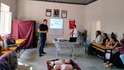 Aksaz Köyü’nde ilk yardım eğitimi