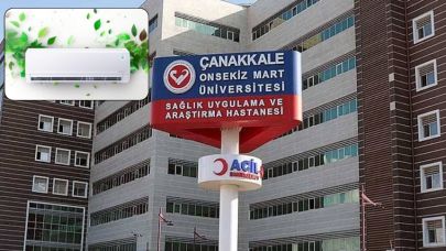 ÇOMÜ Araştırma Hastanesi’nde Klima Sorunu: Hastalar sıcakla mücadele ediyor