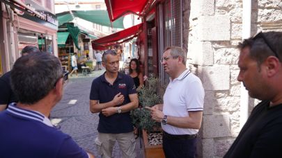 Ayvalık’ta Tarihi Sokaklar Yenileniyor