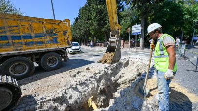Stadyum Caddesi’nde altyapı çalışmaları sürüyor