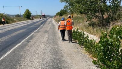 Çanakkale-Çan Yolu İçin Karayolları'ndan Ölçüm Hamlesi
