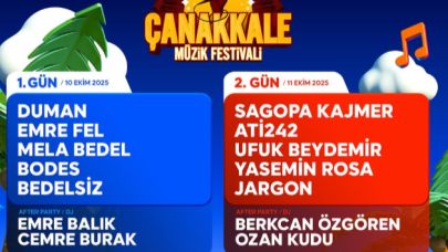 Çanakkale Müzik Festivali 2025: Sahne Kolin Hotel’de!