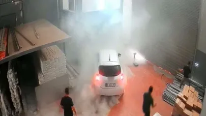 Osmaniye’de elektrikli araç yandı, 2 saat söndürülemedi