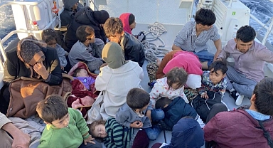 Ayvacık Açıklarında 15’i Çocuk 27 Kaçak Göçmen Kurtarıldı!