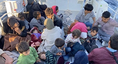 Ayvacık Açıklarında 15’i Çocuk 27 Kaçak Göçmen Kurtarıldı!
