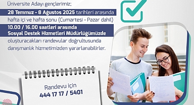 Çanakkale Belediyesi’nden üniversite adaylarına ücretsiz tercih danışmanlığı
