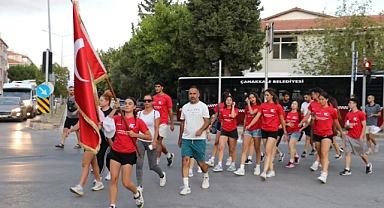 Çanakkale’de “15 Temmuz Sancak Koşusu”  Gerçekleştirildi