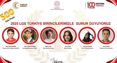 Çanakkale’den LGS’de Büyük Başarı: 6 Öğrenci Türkiye Birincisi Oldu