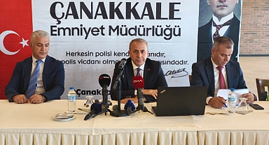 Çanakkale Emniyetinden Huzur ve Güvenlik Sunumu: 6,5 Dakikada Olaylara Müdahale!
