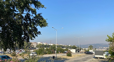 Çanakkale Merkezde Gökyüzü Dumanla Kaplandı