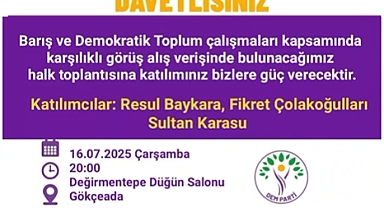 DEM Parti Gökçeada’da buluşacak