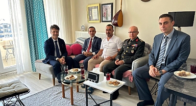 Kaymakam Cihat Koç’tan 15 Temmuz Gazisine ziyaret