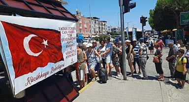 Küçükkuyu’da şehitler için lokma hayrı