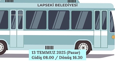 Lapseki Belediyesi'nden AGS ve ÖABT sınavına ücretsiz servis desteği