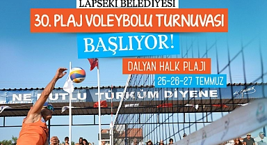 Lapseki'de Plaj Voleybolu Heyecanı Başlıyor!