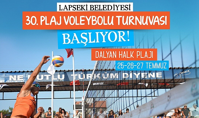 Lapseki'de Plaj Voleybolu Heyecanı Başlıyor!